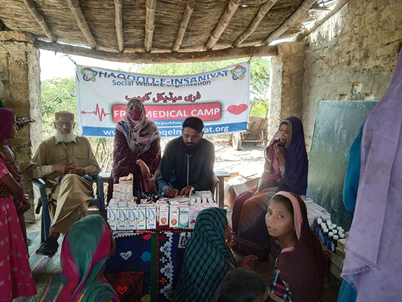 Free Medical Camp in KGM Mirpurkhas Haqooqeinsaniyat